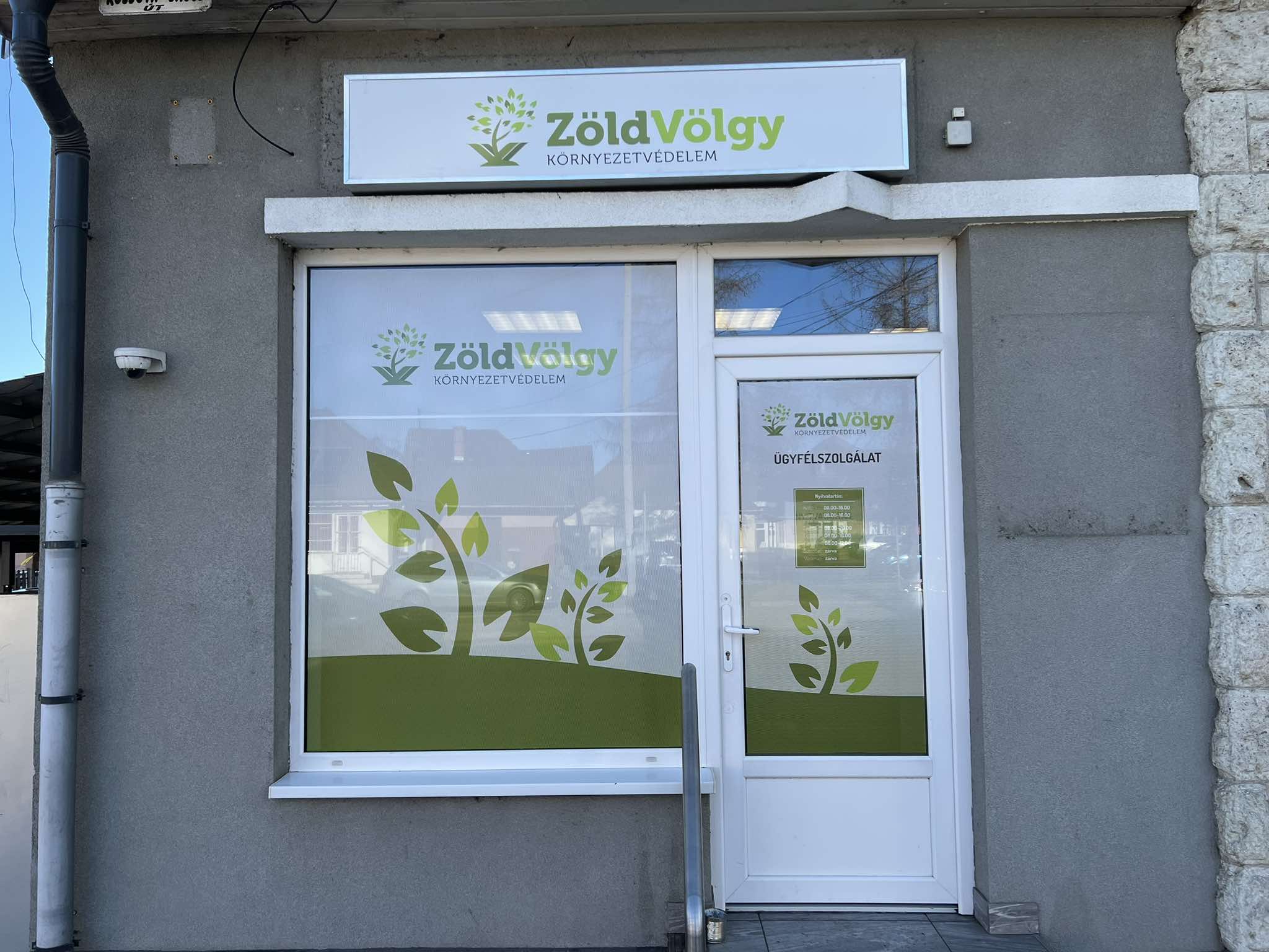 Zöld Völgy portáldekoráció